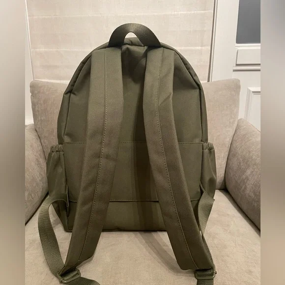 Beis The Beisics Backpack, olive green, NWOT - Picture 5 of 11